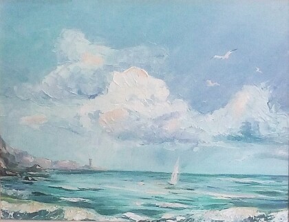 Чайки после грозы