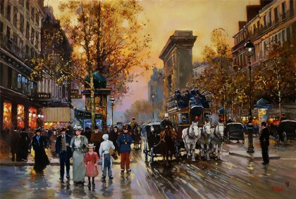 Вечерний Париж