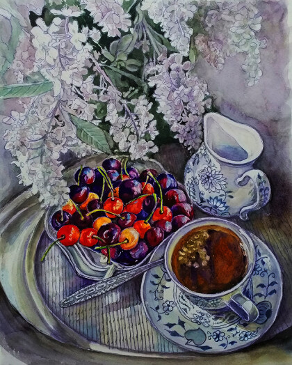 Ягоды у окна