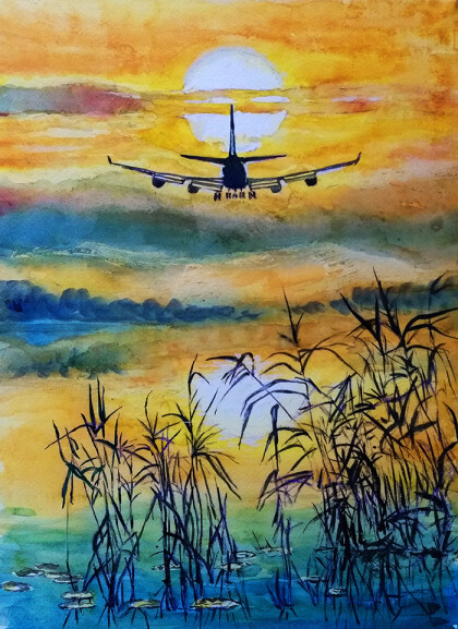 Вечерний полет