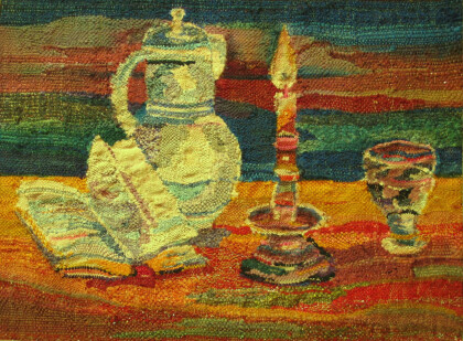 гобелен со свечей