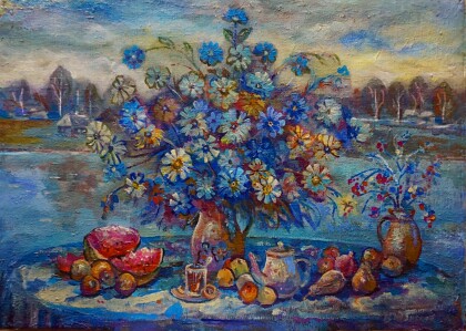 на берегу реки