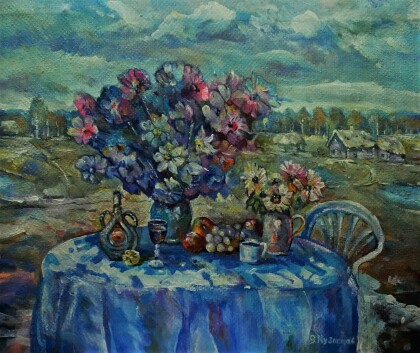 натюрморт у реки вар 2