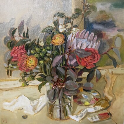 «Цветы в мастерской»