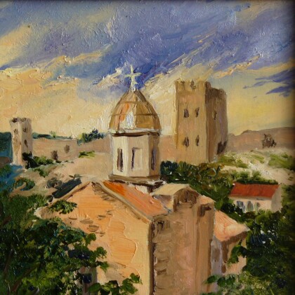 Феодосия. Карантин на закате.