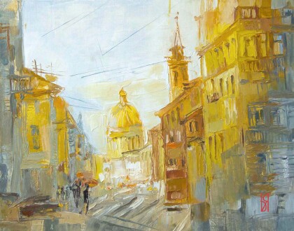 Дорога к храму. Зной