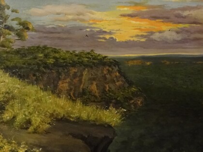 Вечер.Голубые горы Сиднея