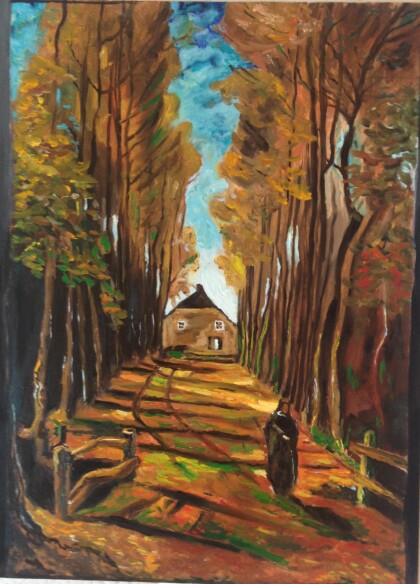 Тополиная аллея. Ван Гог