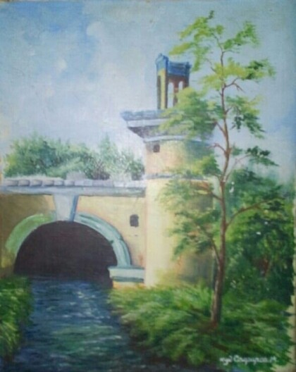 Мост с рекой