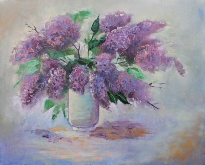 Нежная сирень.