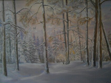 В зимнем лесу