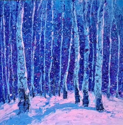 Зимние березы