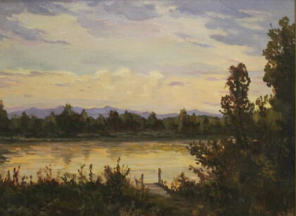 Вечер,Енисей