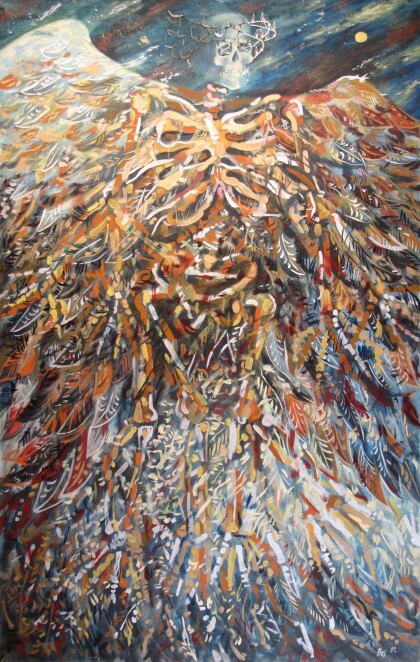 Черный ангел (диптих белый и черный ангел)