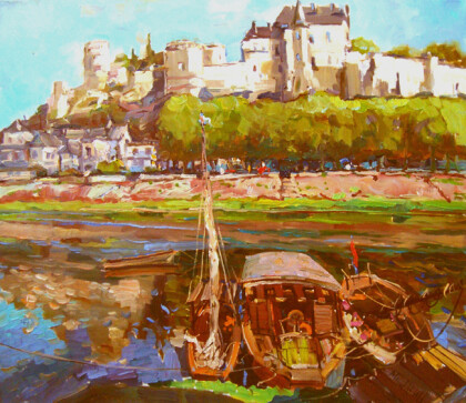 На реке Луара.Франция