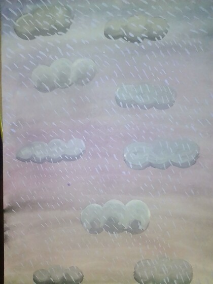 Облока и дождь