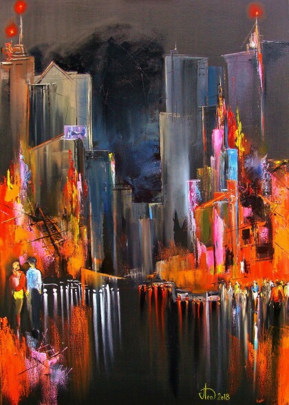 Вечер в городе