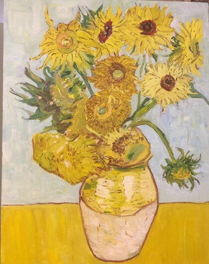 «Подсолнухи» авторская копия