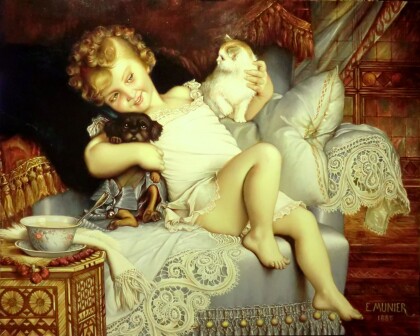 Трое друзей (копия Мунье)