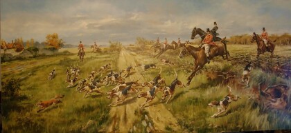 охота на лис