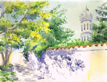 Феодосия. Вид на Дачу Стамболи