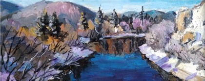 первый снег