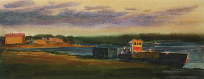 Старая баржа