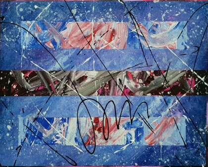 Зима в полоску