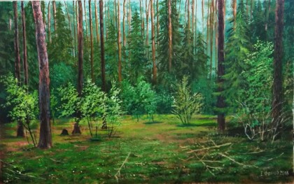 Сосновый лес