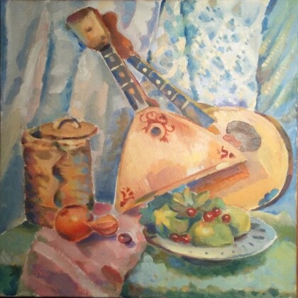 Натюрморт с балалайкой