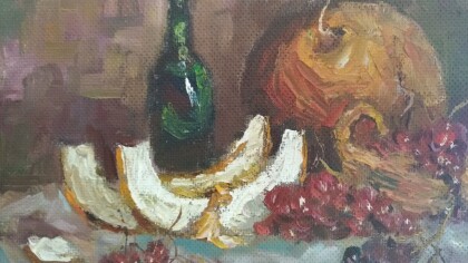 Натюрморт с дыней