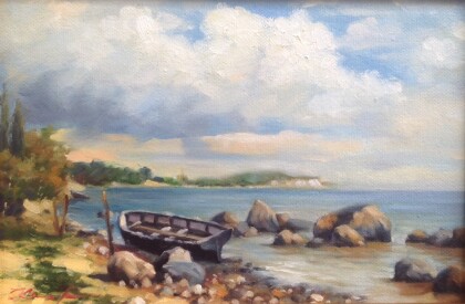 Баркас у берега