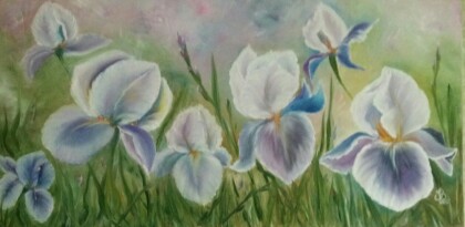 Порящия ирисы