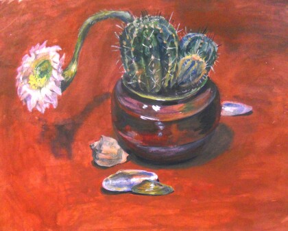 Цветок кактуса