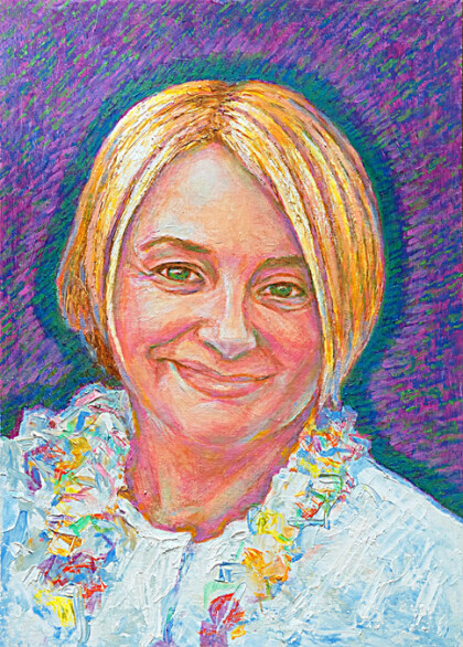 Елена в цветочном ожерелье