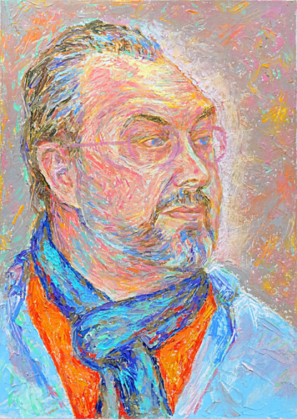 Автопортрет в шарфе