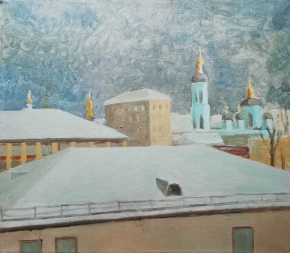 Зима на Таганке.