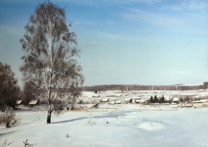 Зима в деревне