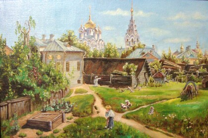 Копия В.Поленова Московский дворик