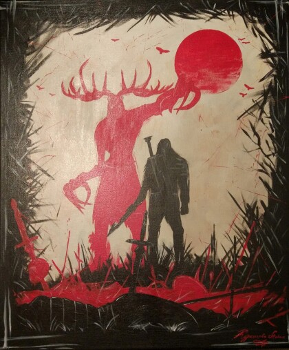 Геральт в гостях у Лешего