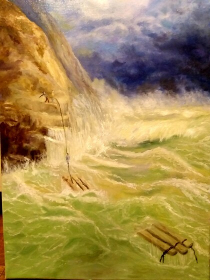 Спасение в  бурю