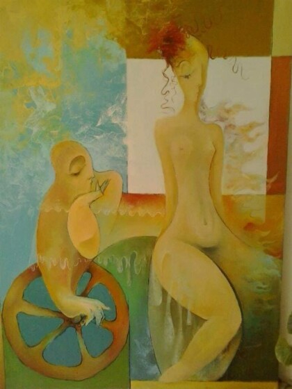 Ожидающая женщина