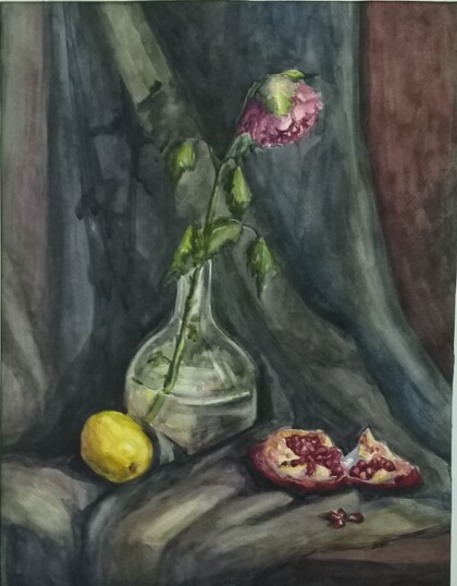 натюрморт с розой