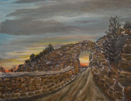 Крым. Рассвет на Чуфут-Кале