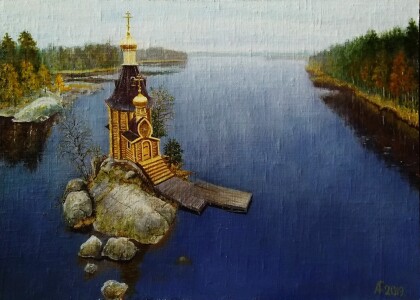 Храм на озере