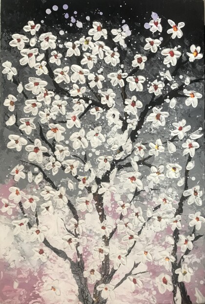 Цветущая вишня