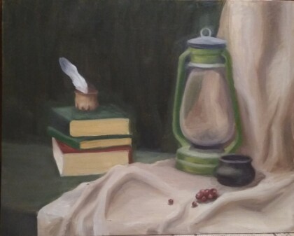 Уголок писателя