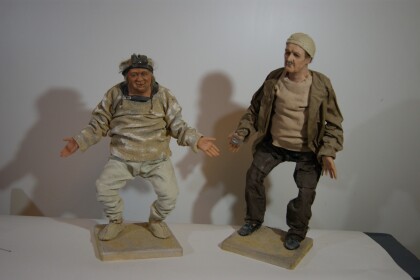 Кин дза дза. Интерьерные портретные куклы.