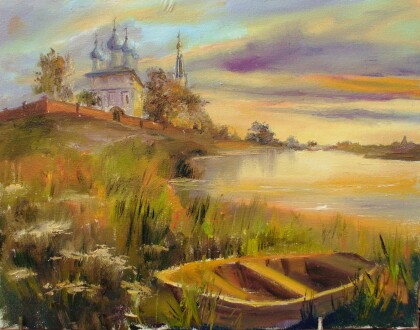 "Горит оранжево закат..."