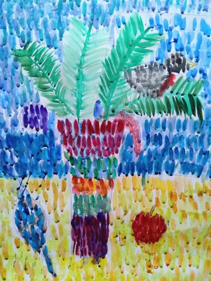 Натюрморт мазками